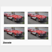 Chevrolet Corvette Rechthoekige Sticker (Vel)