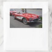 Chevrolet Corvette Rechthoekige Sticker (Tas)