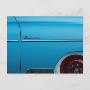 Chevrolet Deluxe Blue Fender Briefkaart