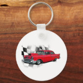 Chevrolet Dragster 1957 Sleutelhanger (Voorkant)