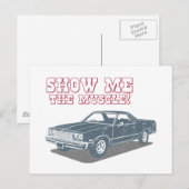 Chevrolet El Camino 1977 Briefkaart (Voorkant / Achterkant)