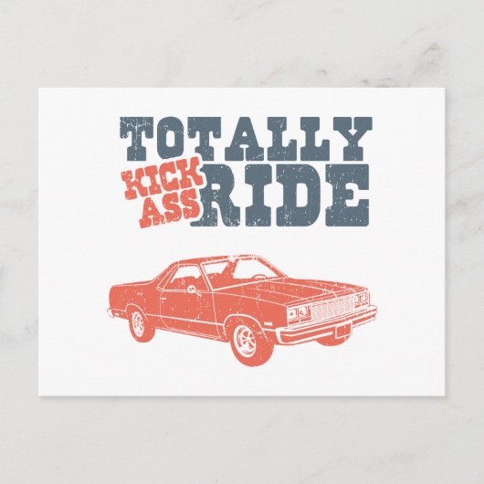 Chevrolet El Camino 1977 Briefkaart (Voorkant)