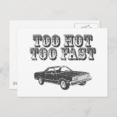 Chevrolet El Camino 1977 Briefkaart (Voorkant / Achterkant)