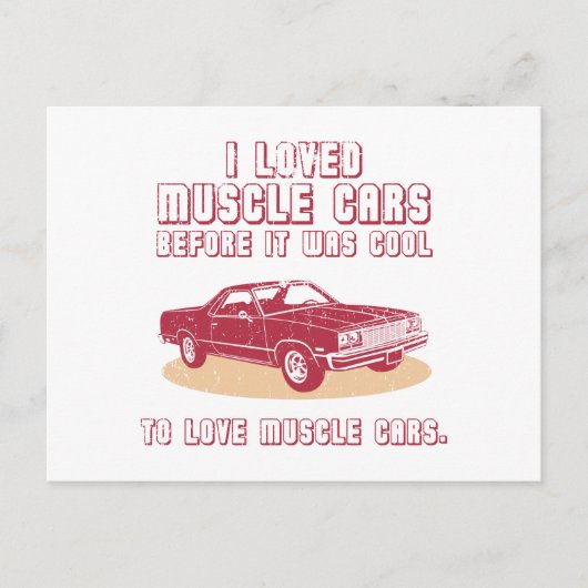 Chevrolet El Camino 1977 Briefkaart (Voorkant)