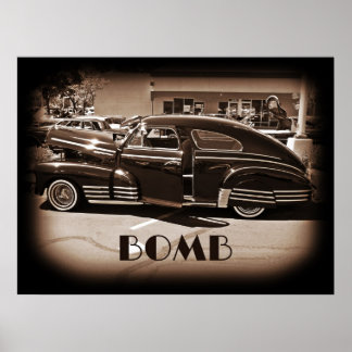 Chevrolet Fleetline Lowrider Bomb Poster