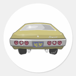 Chevrolet Impala 1968 Ronde Sticker
