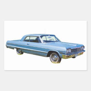 Chevrolet Impala Antiek auto 1964 Rechthoekige Sticker