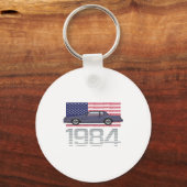 Chevrolet Monte Carlo Blue 1984 Sleutelhanger (Voorkant)