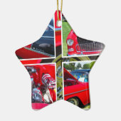 Chevrolet Sedan Collage 1955 Keramisch Ornament (Links)