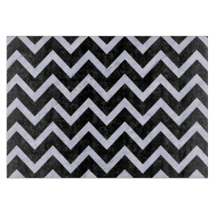 CHEVRON9 ZWARTE MARBLE & WITTE MARBLE SNIJPLANK