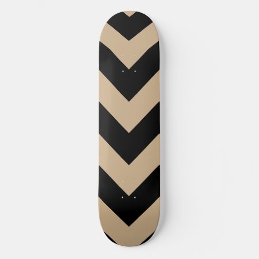 Chevron 1 Zand Skateboard (Voorkant)