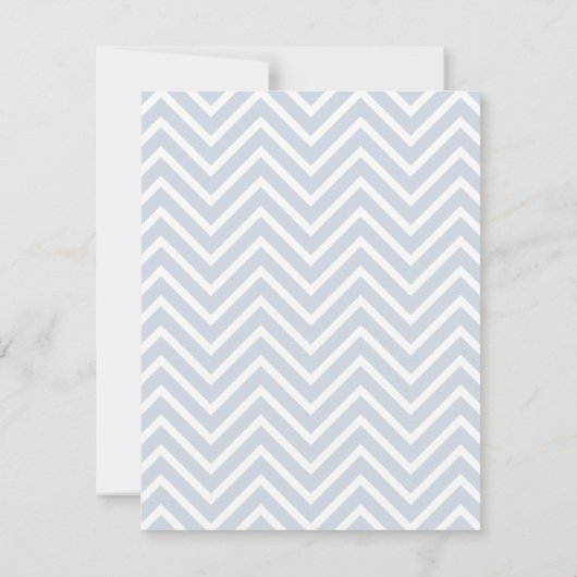 Chevron Ancre Nautique Baby Shower Invitations (Dos)
