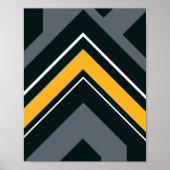 Chevron Arrow geometrisch ontwerp Poster (Voorkant)