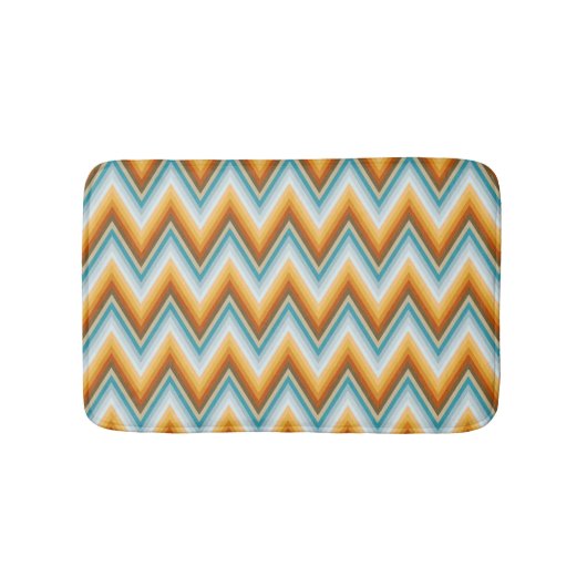 Chevron Background Pattern Badmat (Voorkant)