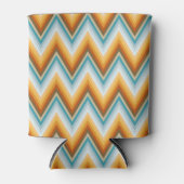 Chevron Background Pattern Blikjeskoeler (Voorkant)