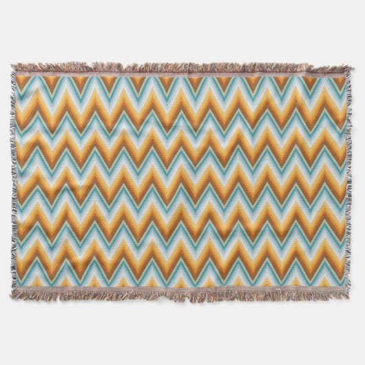 Chevron Background Pattern Deken (Voorkant)