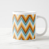 Chevron Background Pattern Extra Grote Beker (Rechts)