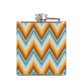 Chevron Background Pattern Heupfles (Achterkant)