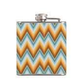 Chevron Background Pattern Heupfles (Achterkant)