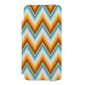 Chevron Background Pattern Incipio iPhone Portemonnee Hoesje (Voorkant Agenda)