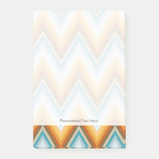 Chevron Background Pattern Post-it® Notes (Voorkant)