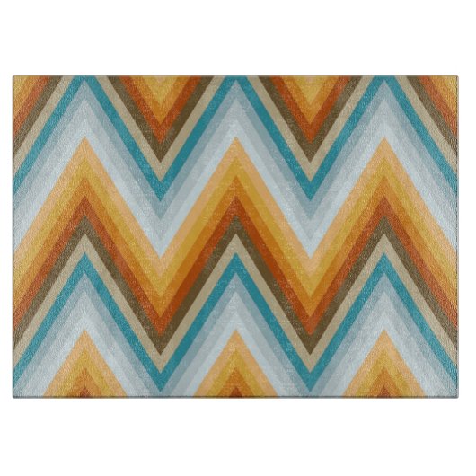 Chevron Background Pattern Snijplank (Voorkant)