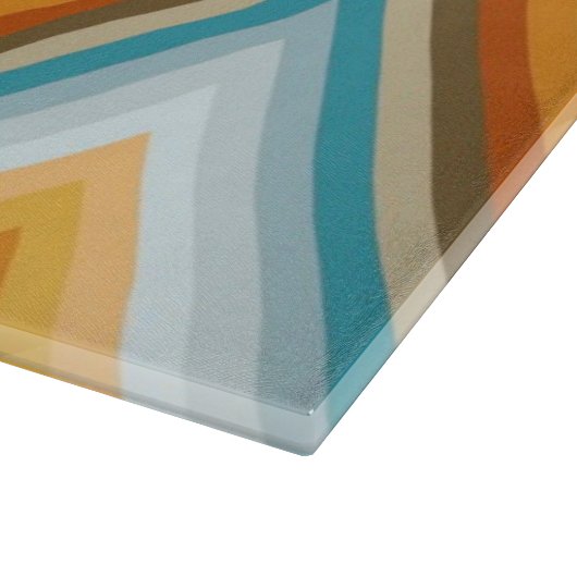 Chevron Background Pattern Snijplank (Hoek)