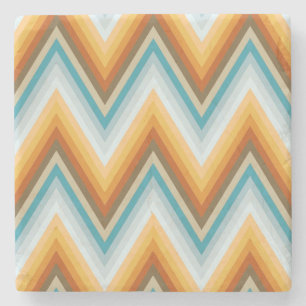 Chevron Background Pattern Stenen Onderzetter