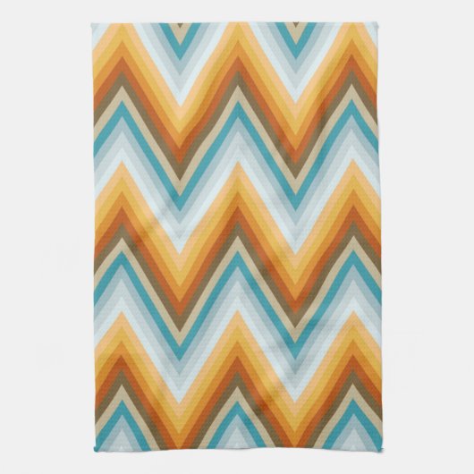 Chevron Background Pattern Theedoek (Verticaal)