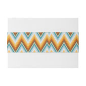 Chevron Background Pattern Uitnodigingen Wikkel (Achterkant Voorbeeld)