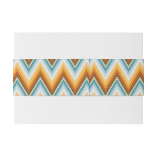 Chevron Background Pattern Uitnodigingen Wikkel (Achterkant Voorbeeld)