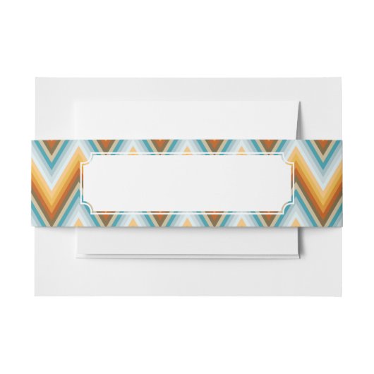 Chevron Background Pattern Uitnodigingen Wikkel (Voorkant Voorbeeld)