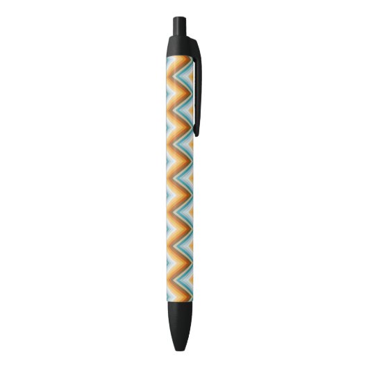 Chevron Background Pattern Zwarte Inkt Pen (Achterkant (Verticaal))