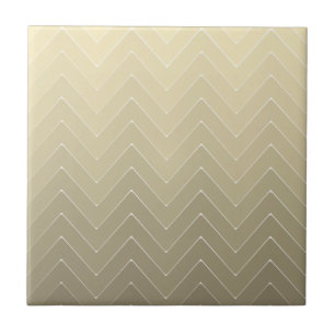 Chevron Backsplash Cappuccino Ombre Pattern Tegeltje