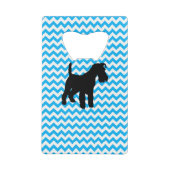 Chevron Bébé Bleu Avec Schnauzer (Dos)