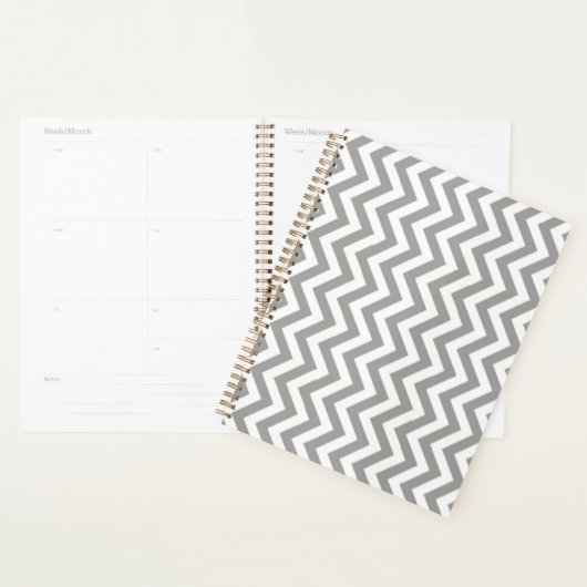 Chevron blanc gris (Devant avec enveloppe)