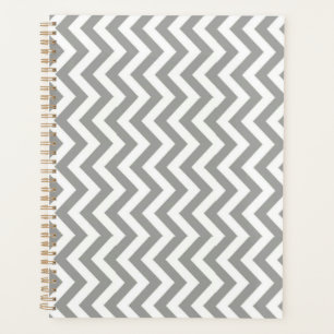 Chevron blanc gris