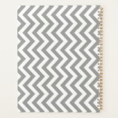 Chevron blanc gris (Dos)