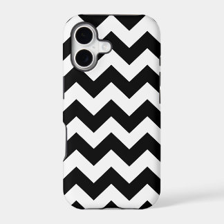 Chevron blanc noir barre la caisse de l'iPhone 5
