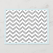 Chevron Boy Diapers Advice Kaart (Achterkant)