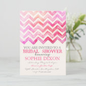 Chevron Bridal Shower Kaart (Staand voorkant)