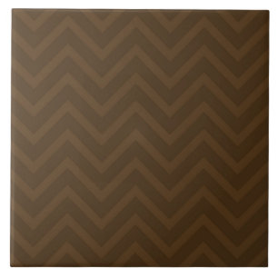 Chevron Brown Tegeltje