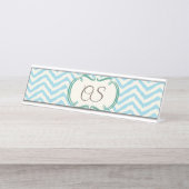 Chevron Bureau Naambordje (Voorkant)