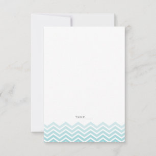 Chevron Cartes pliantes - Aqua