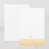 Chevron Cartes pliantes - Aqua (Devant / Derrière)