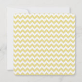 Chevron chic et invitation florale de Fête de la (Dos)