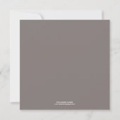 CHEVRON CHIC| INVITATION À LA DOUCHE BRIDALE (Dos)