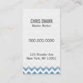 Chevron cisaille le carte de visite de (Dos)