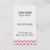 Chevron cisaille le carte de visite de (Dos)