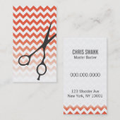 Chevron cisaille le carte de visite de (Devant / Derrière)